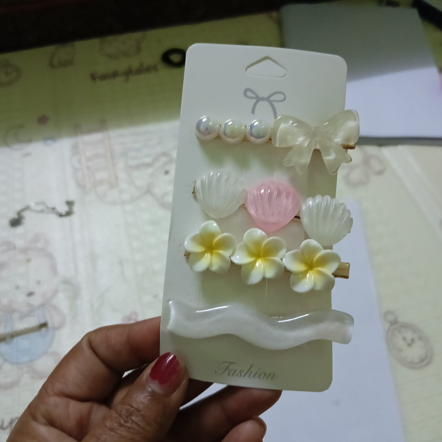 masala cottage -Color Set Hair Clip 4 Pcs Set For Women