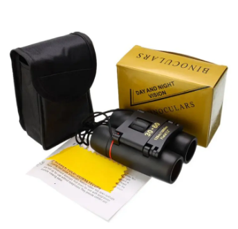 SAKURA Day And Night Vision Mini Compact Folding Pocket Binoculars 30X60 HD Wide Angle