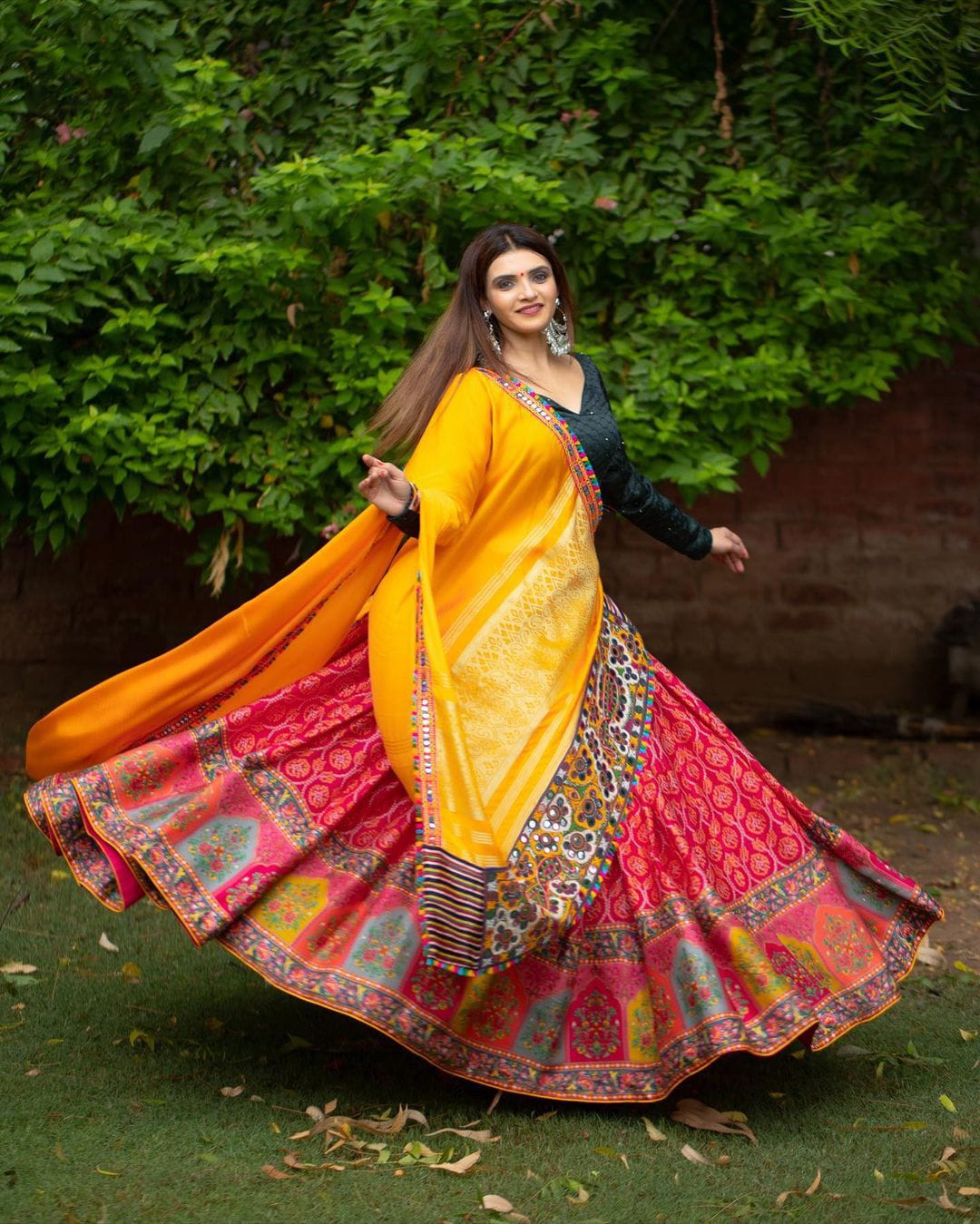 Stylish Designer Digital Printed Soft Chinon Silk Lehenga Choli with Dupatta By Sapnaaz Fashion