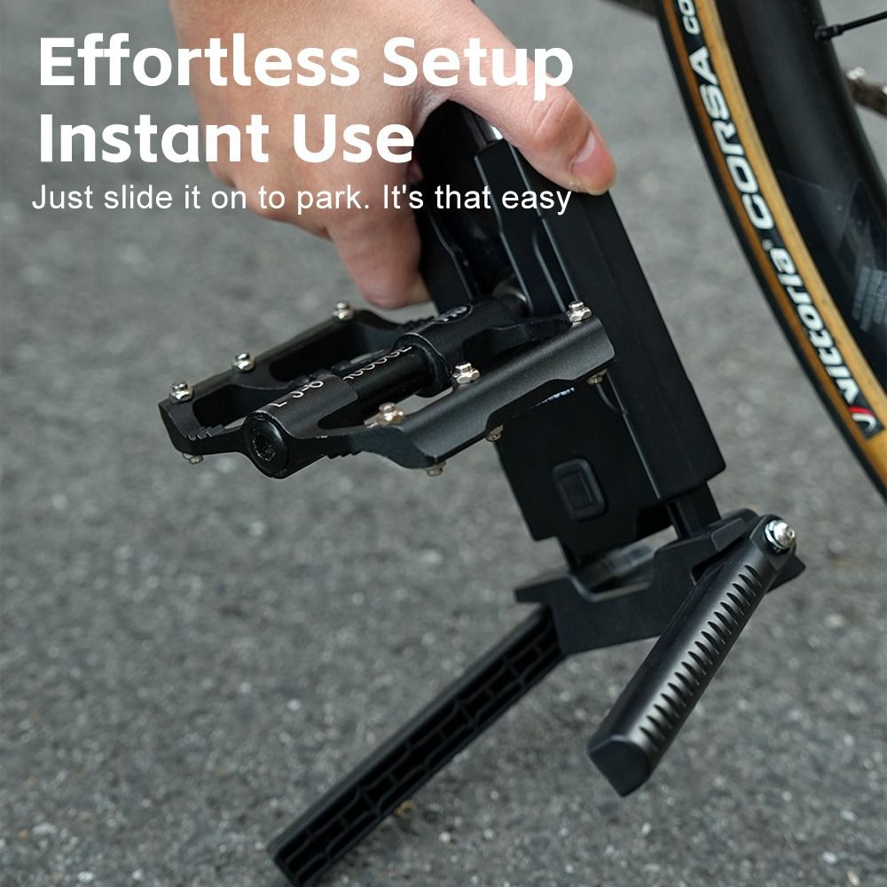 TINSOL Bicycle Kickstand Adjustable Portable Parking Stand Foldable Support MTB Road Bike Cycling Convenient Bracket Tool