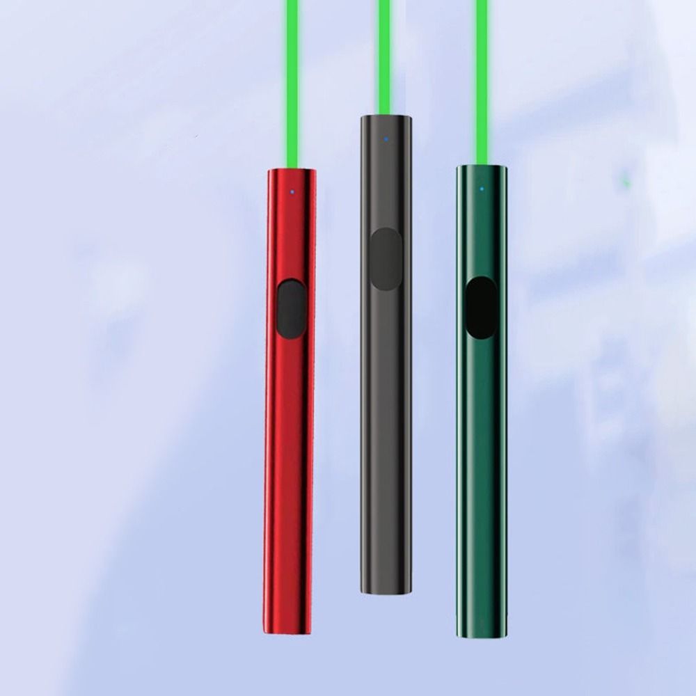 Multifunctional Metal Laser Pointer High-Power Laser Long-Range Laser Wireless Presenter Rechargeable with Green Infrared Sand Table Pen Teacher Presentation