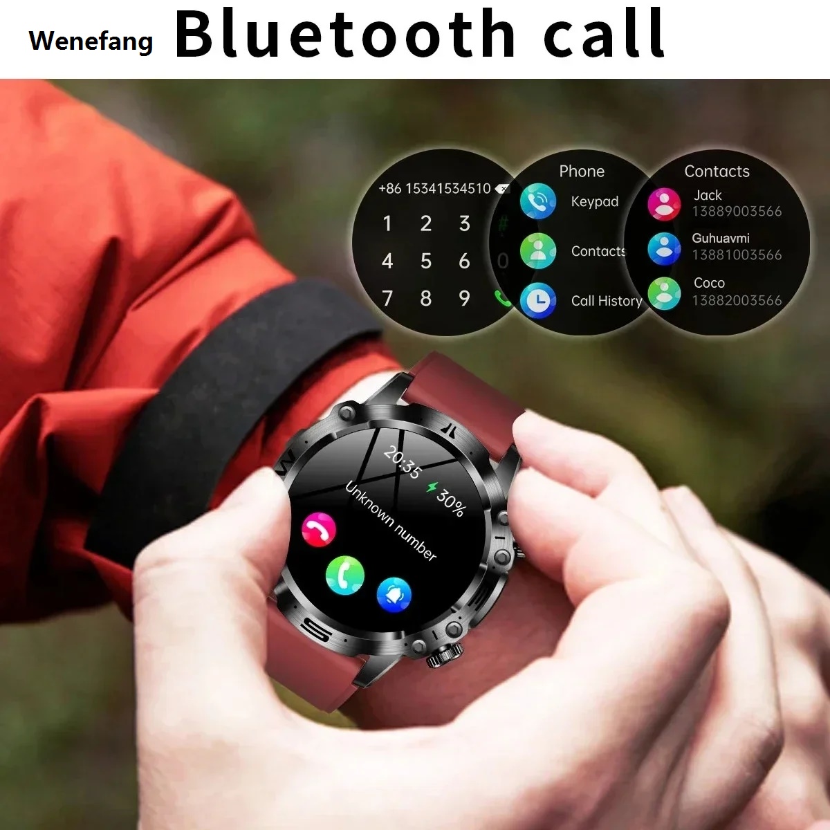 Wenefang 2025New ECG Health Smart Watch Men Blood Pressure Oxygen Blood Lipid Hot Selling UricAcid Women Menstrual sapphire Health Tracker Smartwatch