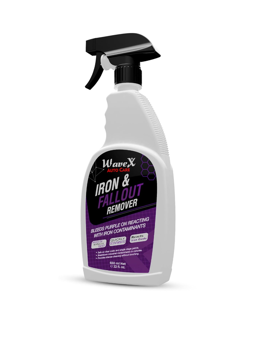 Wavex | Iron Remover Spray | 650ml | Powerful Wheel & Paint Decontaminant | Removes Iron Particles, Brake Dust & Rust Stains | Safe for All Paint & Wheel Types | Iron fallout remover, wheel cleaner, rust remover, paint safe cleaner