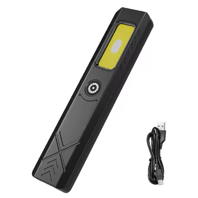 LED Hat Clip Flashlight with Magnet, USB-C Rechargeable Pocket Lantern Portable Mini Flood Work Light