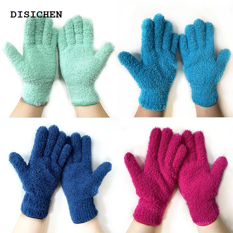 DISICHEN Bargain price 1PC Microfiber Dusting Cleaning Glove Cars Windows Dust Remover Tool Reusable Cleaning Glove Household Cleaning Tools