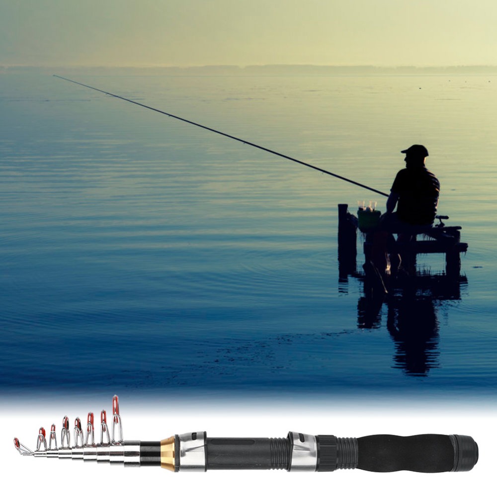 Durable Extendable Pole Mini Sea Pole 7 Models Glass Steel Portable Fishing Rod Ice Fishing Rod Sea Fishing