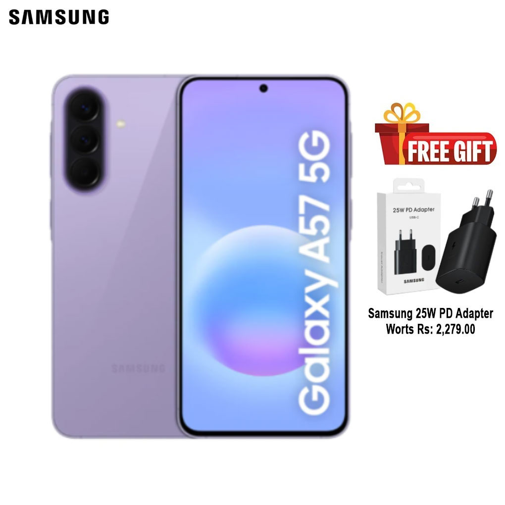 Samsung Galaxy A57 5G Smartphone (8GB+256GB)- 120HZ AMOLED, 5000MAH Battery
