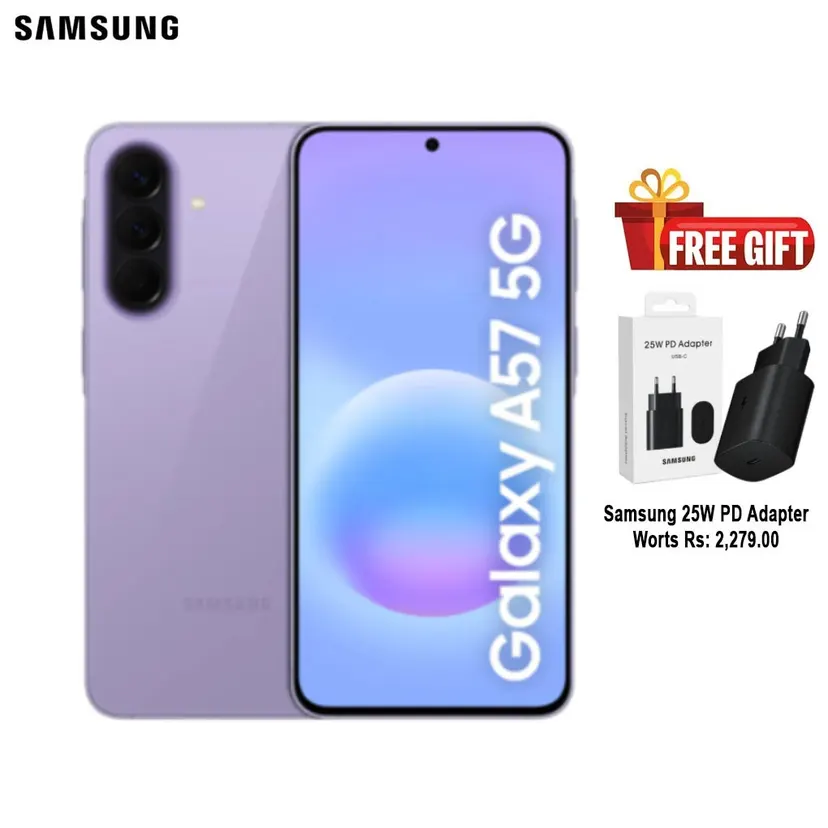 Samsung Galaxy A57 5G Smartphone (8GB+256GB)- 120HZ AMOLED, 5000MAH Battery