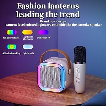 Colorful karaoke sound system Model: K12 double mic