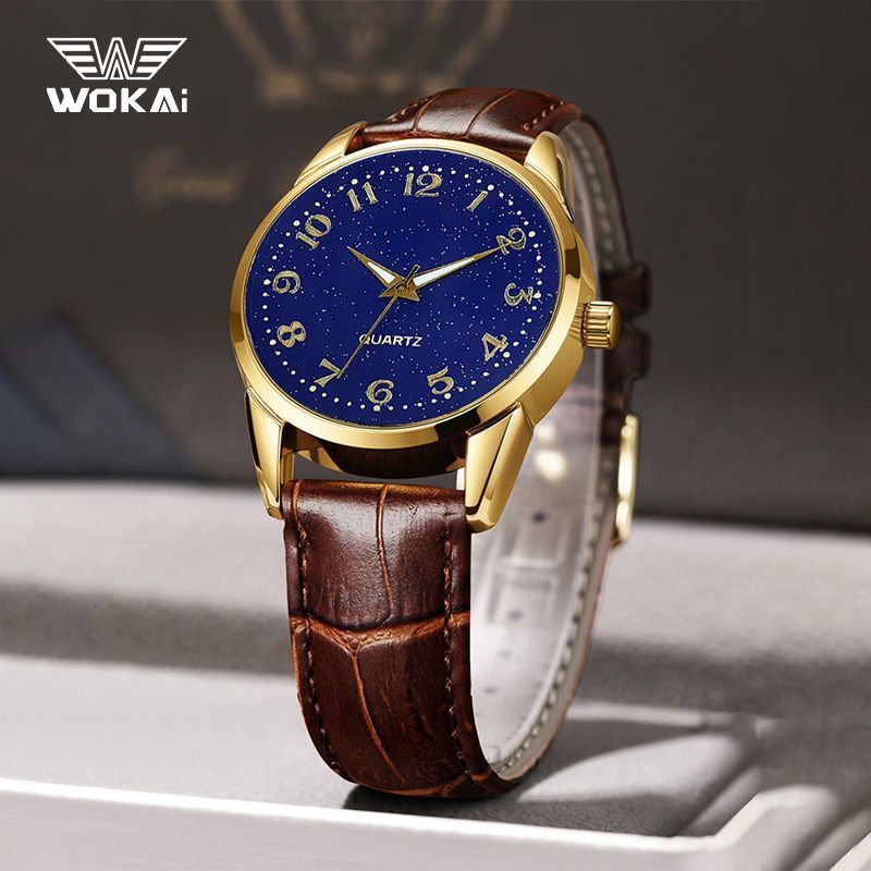 【New Pruduct】WOKAI/ Wokai 2025 Watch Vast Starry Sky Trendy Casual Sports Quartz [Top-notch quality]