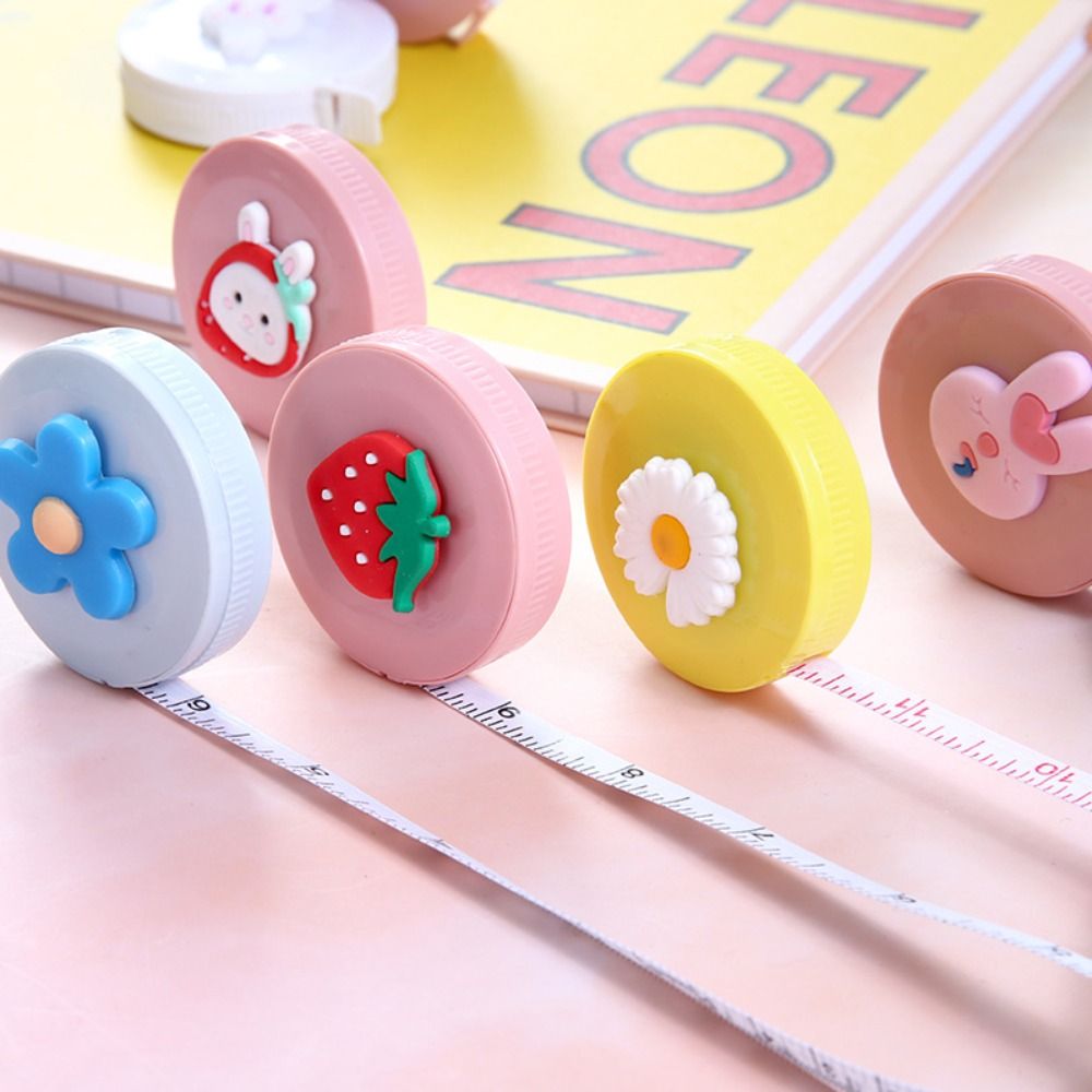 Portable Mini Cartoon Tape Measure Soft Cute Measuring Tape Home Creativity Tape Ruler