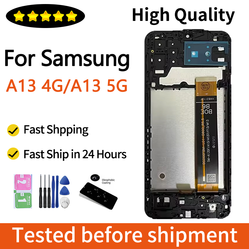 Clearance sale High Quality For Samsung A13 4G 5G LCD Display Touch Screen Digitizer Assembly For Samsung A13 LCD A135 A135F A137 A136U