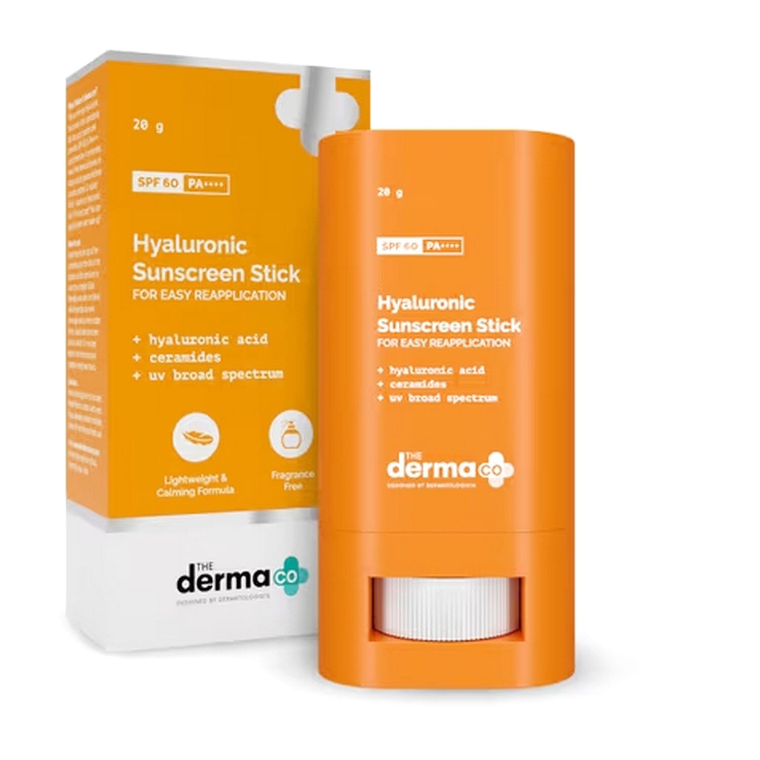 The Derma Co. Hyaluronic Sunscreen Stick With SPF 60 And Pa++++, 20Gm