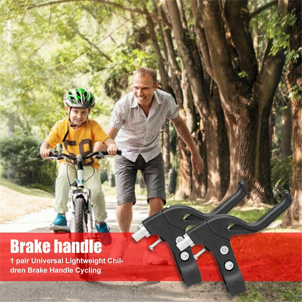 1 Pair Cycling Adjustable Durable Bicycle V-Brake MTB Handle Brake Levers Kids Bike Brake