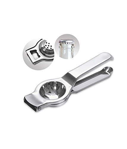 2in1 Stainless Steel Heavy Duty Leamon Squeezer With Bottle opeaner