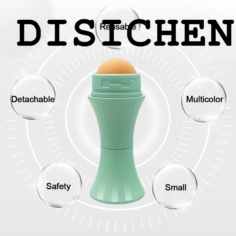 DISICHEN 2025 Small Waist Face Oil Absorbing Roller Volcanic Stone Blemish Remover Face T-zone Oil Removing Rolling Stick Ball Summer Shiny
