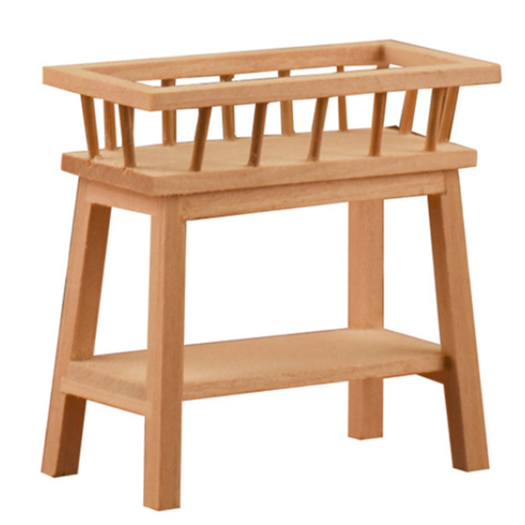 1:12 Wood Shelf Flower Stand Mini Doll House Furniture Model Simulation Furniture Accessories,No.1