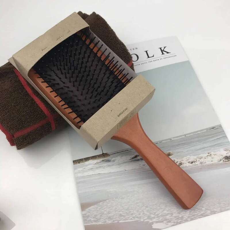 Aveda Airbag Anti-static Massage And Smooth Design Wooden Comb For Ladies Hair Care