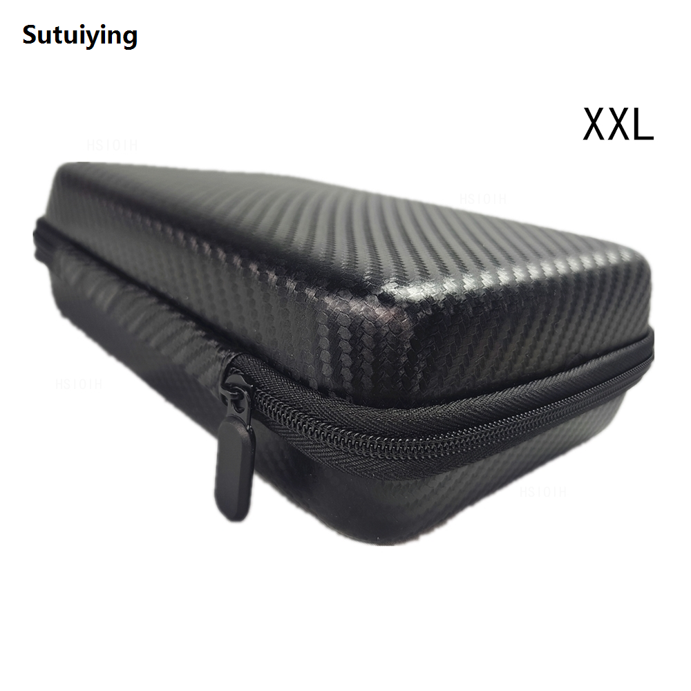 2025 Digital Multimeter Bag Tool Bag Black For Headphone Bag Shockproof Bag EVA Box Case Earphone Carbon Fiber Texture Storage Bags