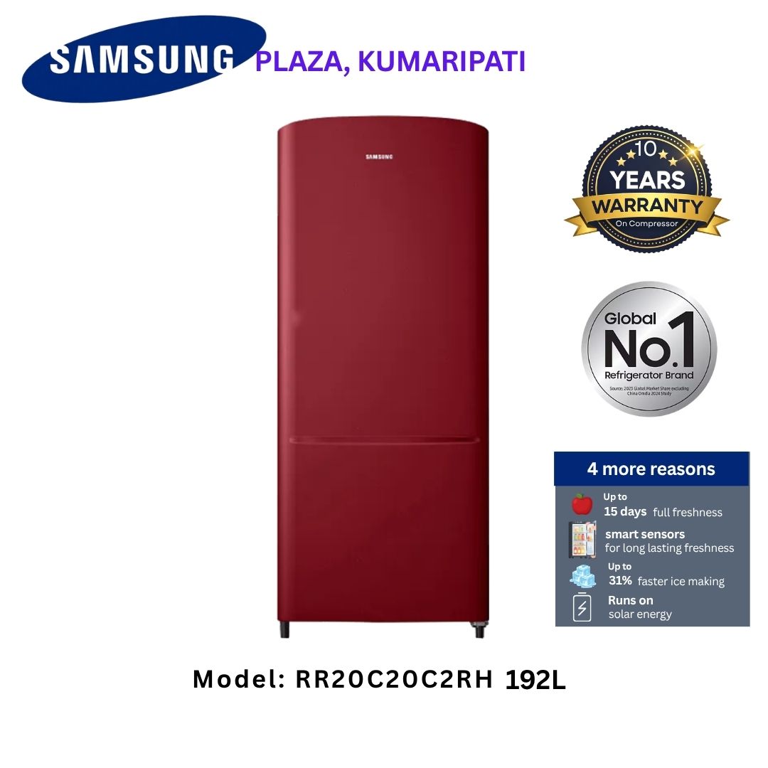 Samsung 182L Single Door Refrigerator RR20C2Z226U
