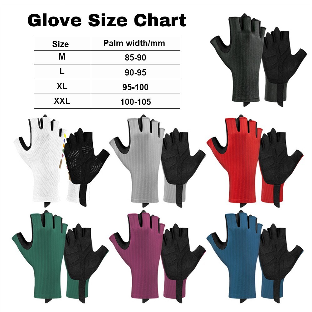 WEST BIKING Bike Riding Gloves Half Finger Gloves Ultralight Summer Breathable Bike Racing Gloves AntiSlip Shock-Absorbing Cooling Sport Gloves