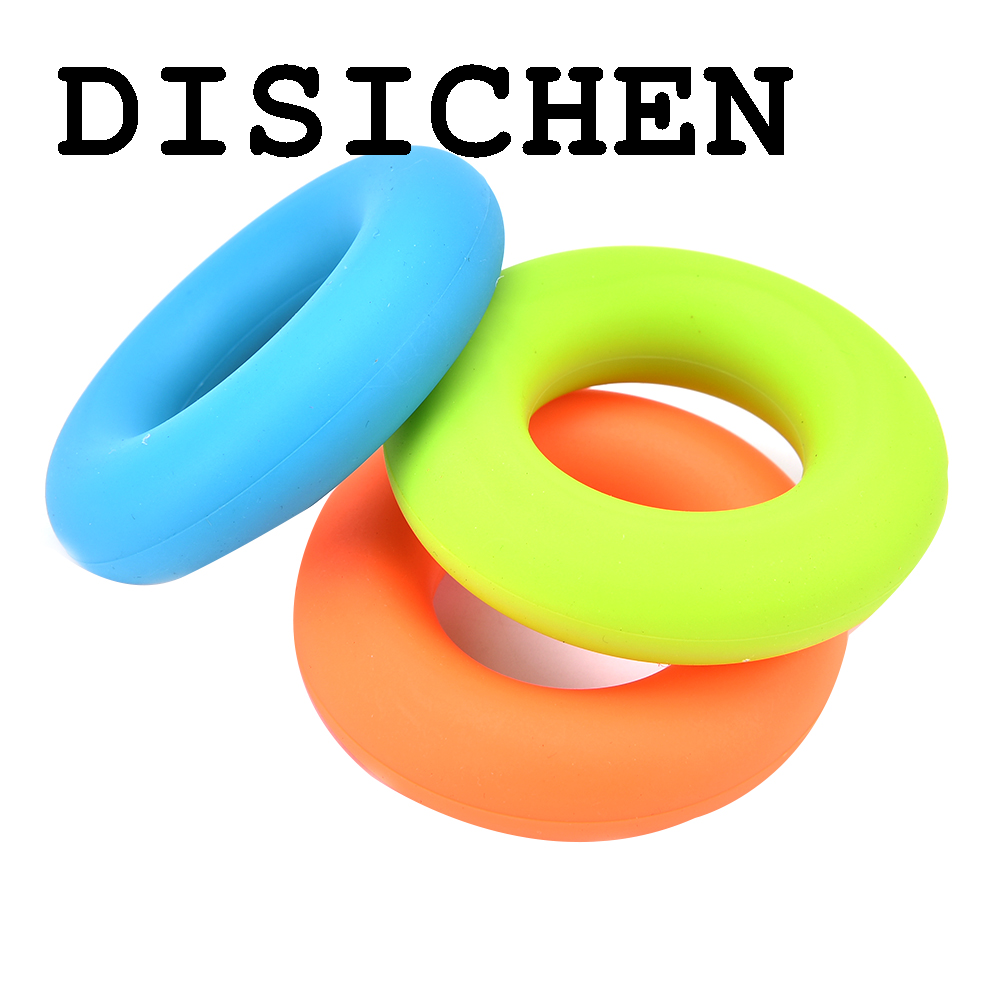 DISICHEN Bargain price 1Pcs 7cm Diameter Strength Hand Grip Ring Muscle Power Training Rubber Ring Exerciser Gym Expander Gripper Strength Finger Ring