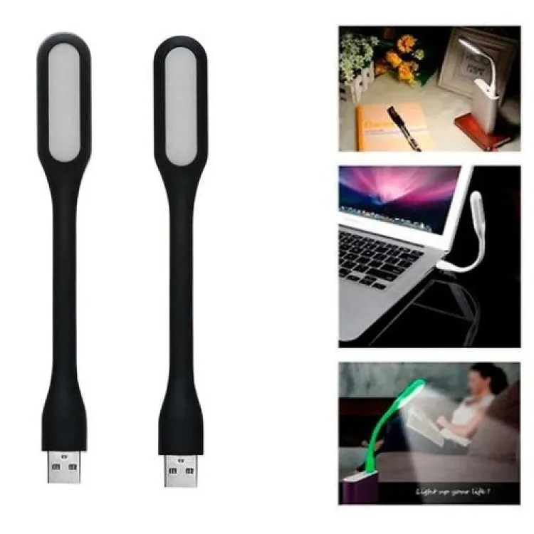 FlexiLight 2-Pack USB LED Lamps: Mini Lights for Laptop, Night & Office