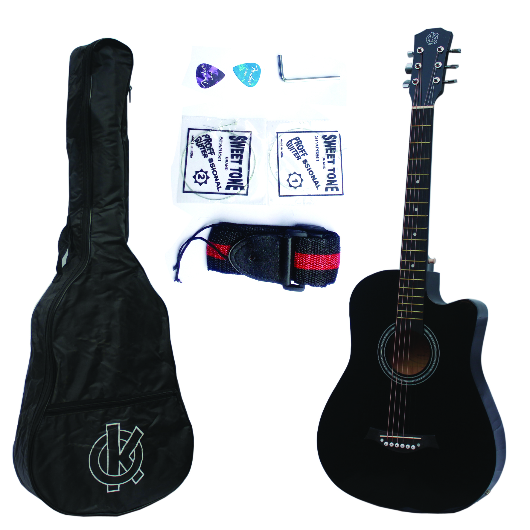 OK Acoustic 2-Band Guitar With Bag
