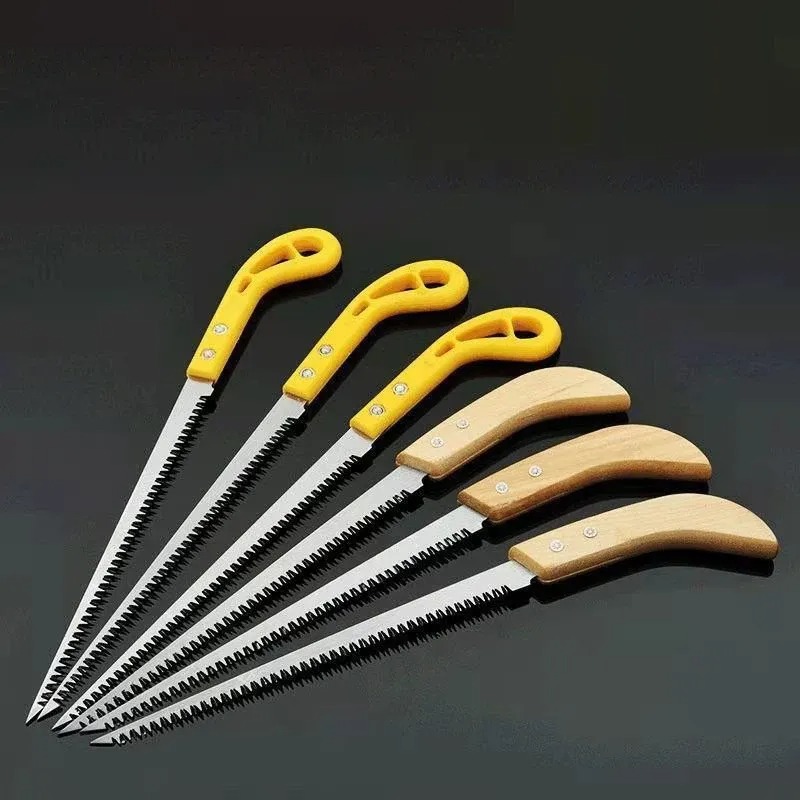 2 Piece Mini Wooden Hand Saw With 4 Blades for Garden Fruit Tree Pruning and Trimming