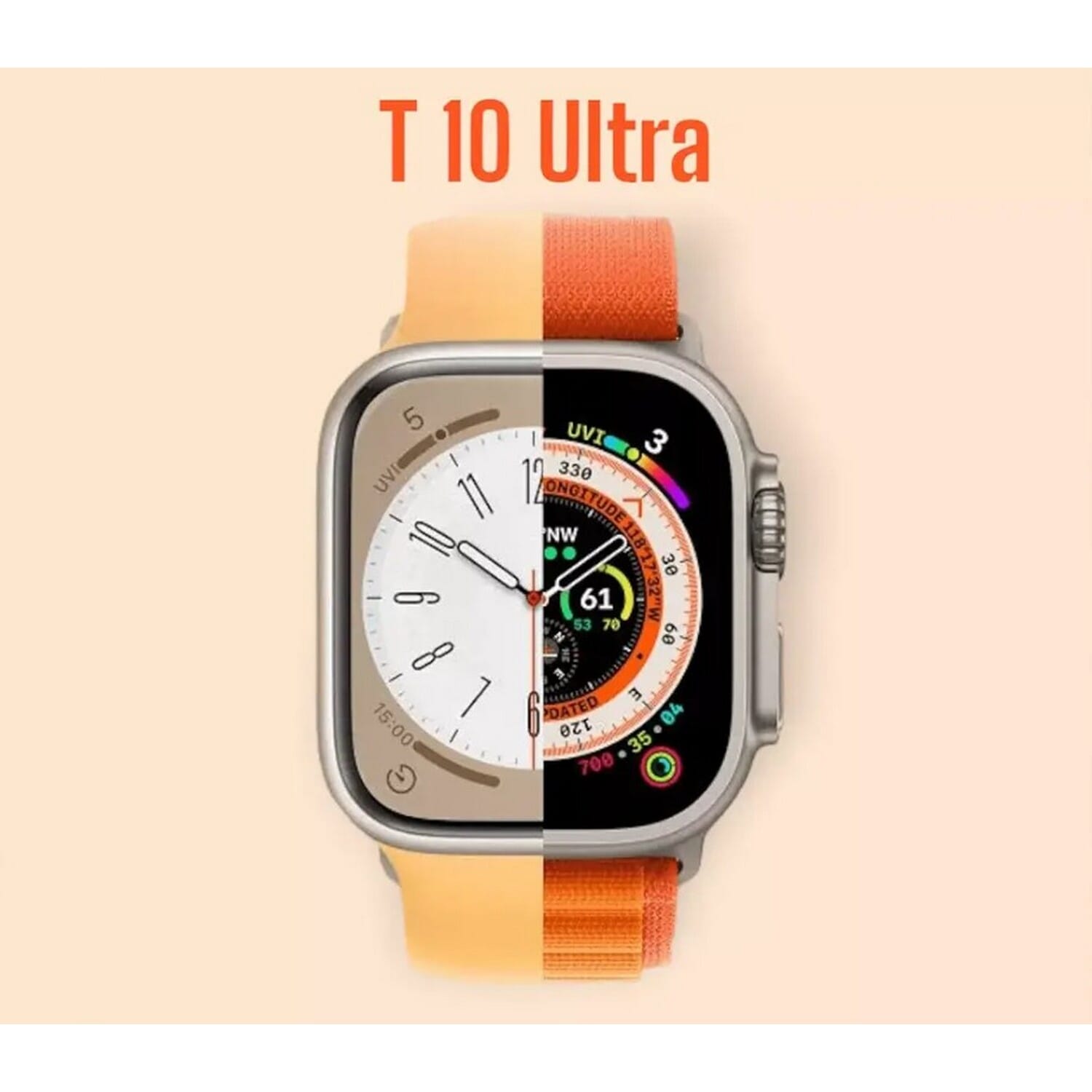 T10 Ultra Smart Watch Unisex 2.09" Big Display
