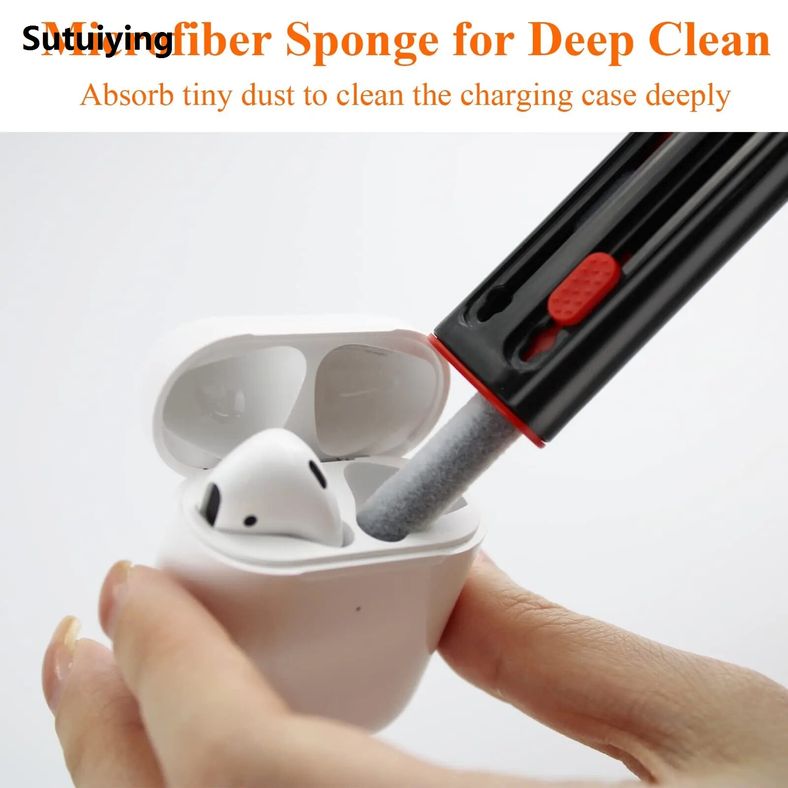 Sutuiying multi cleaning pen 5 in 1 Keyboard Cleanning Kits with Keycap Puller Bluetooth Earphones Cleaning Pen Earbuds Cleaner for Airpods Pro 1 2 3Tool Sets