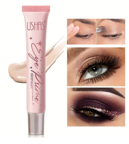 1 Piece Professional Eye Base Primer - Waterproof Long-Lasting Cream Eyeshadow Primer & Full Coverage Concealer for Crease-Free Eye Makeup