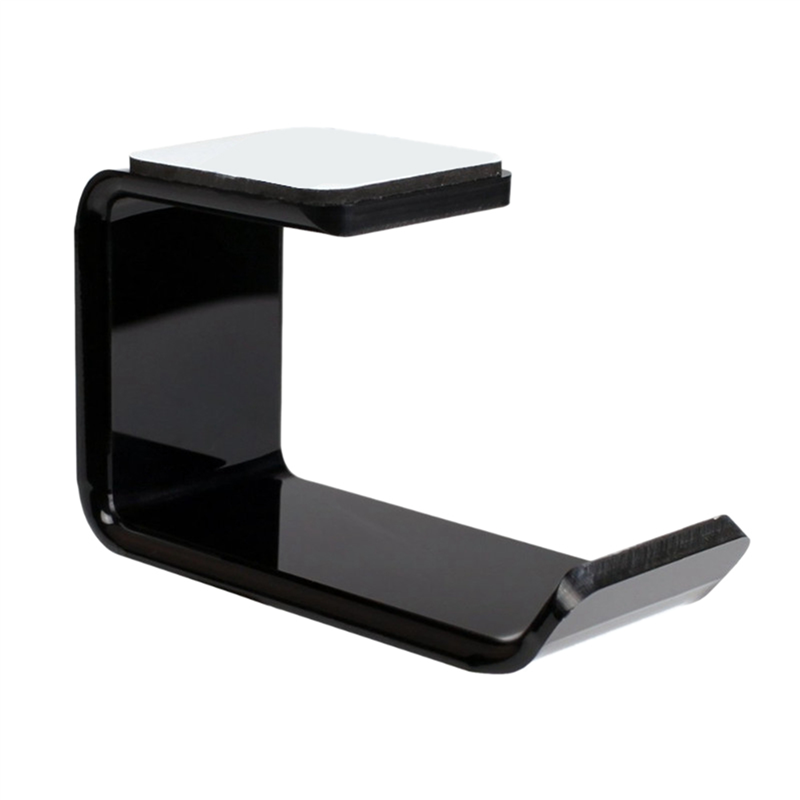 fasdaga 2X Acrylic Headphone Bracket Wall Mounted Headset Holder Desk Display Stand Bracket Hanger Headphone