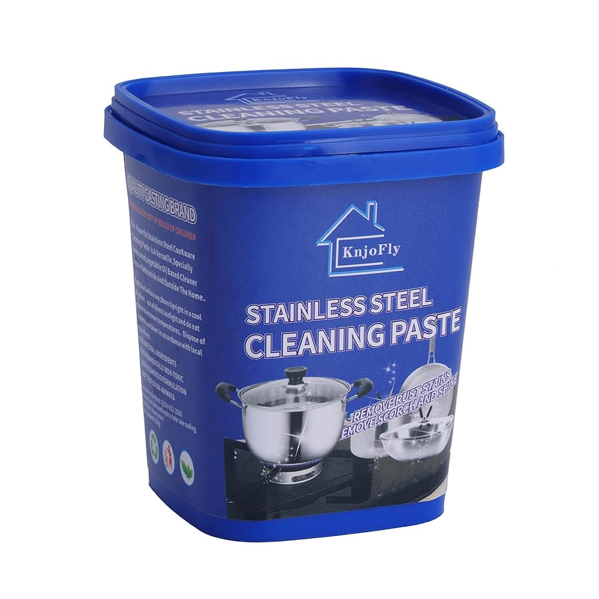Household Stainless Steel Cleaning Paste Powerful Oven&cookware Cleaner Kitchen Washing Pot Bottom Black Scale Decontamination