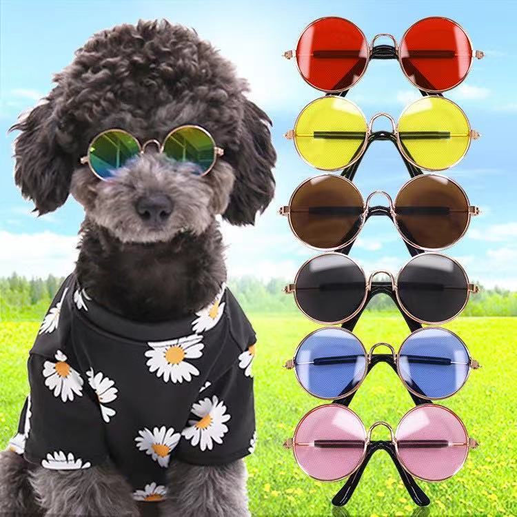 Glasses Puppy EyeDog Catglasses Cat Eye-wear Protection Sunglasses fruit design Pet Fashion Cosplay Glasses