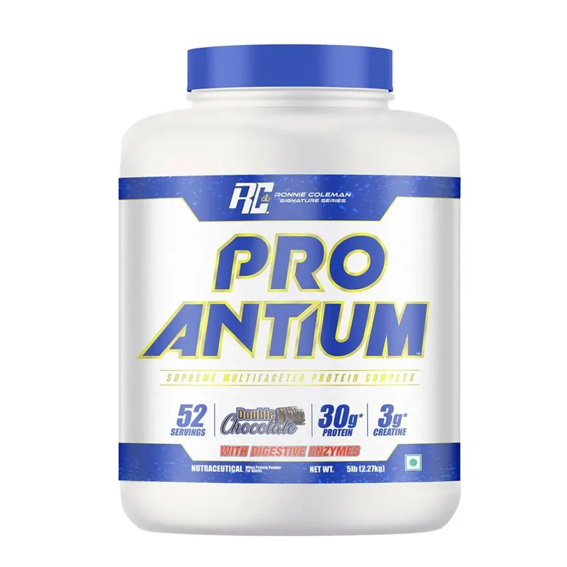 Ronnie Coleman PRO Antium Whey Protein 5lbs Chocolate flavor with 30g Protein and 3g Creatine Monohydrate USA Brand