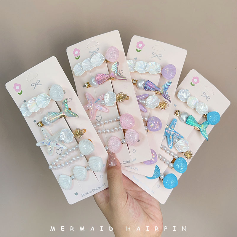 Full of vitality~~ Dopamine love forehead side clip sweet bangs clip cute duck beak clip hair accessories