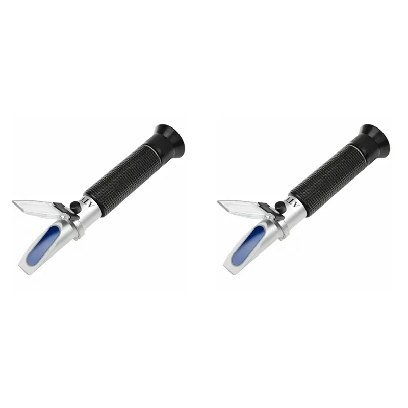 OUMERY 2X Salinity Refractometer for Seawater and Marine Fishkeeping Aquarium 0-100 Ppt with Automatic Temperature Compensation