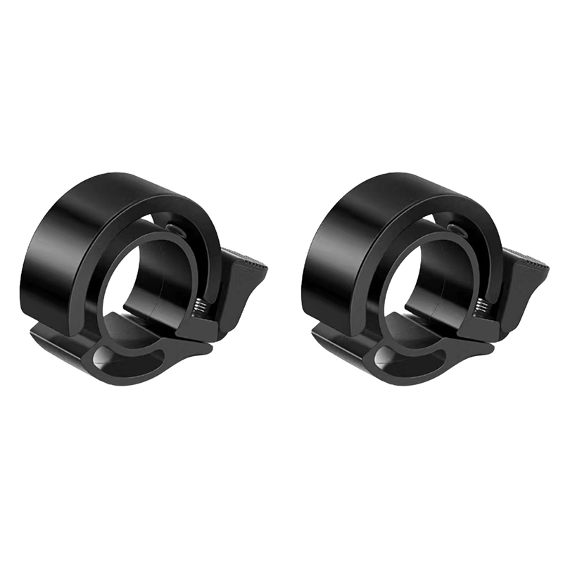 2X Super Silent Kids Bike Bell, Folding Mountain Bike Bell Accessory
