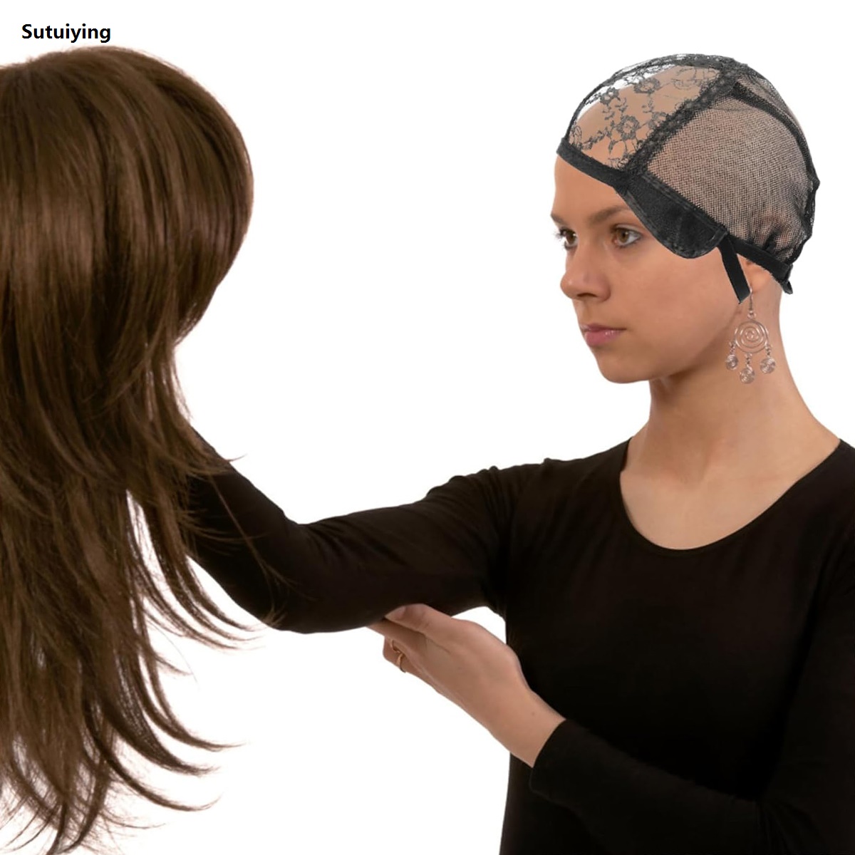 Sutuiying 1Pc Wig Cap Hairnet Toupee For Women Crochet Wig Making New Caps Wig Cap Hair Mesh Net Wig Caps Make Your Wig Cap