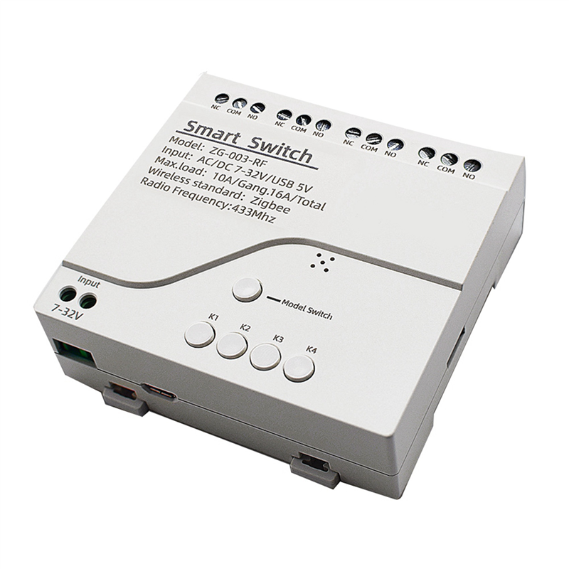 2X 4CH Zigbee Wireless Switch,WiFi Switch Module,Remote Control,DIY Smart Home,4 Gang Relay,Work with Alexa Home