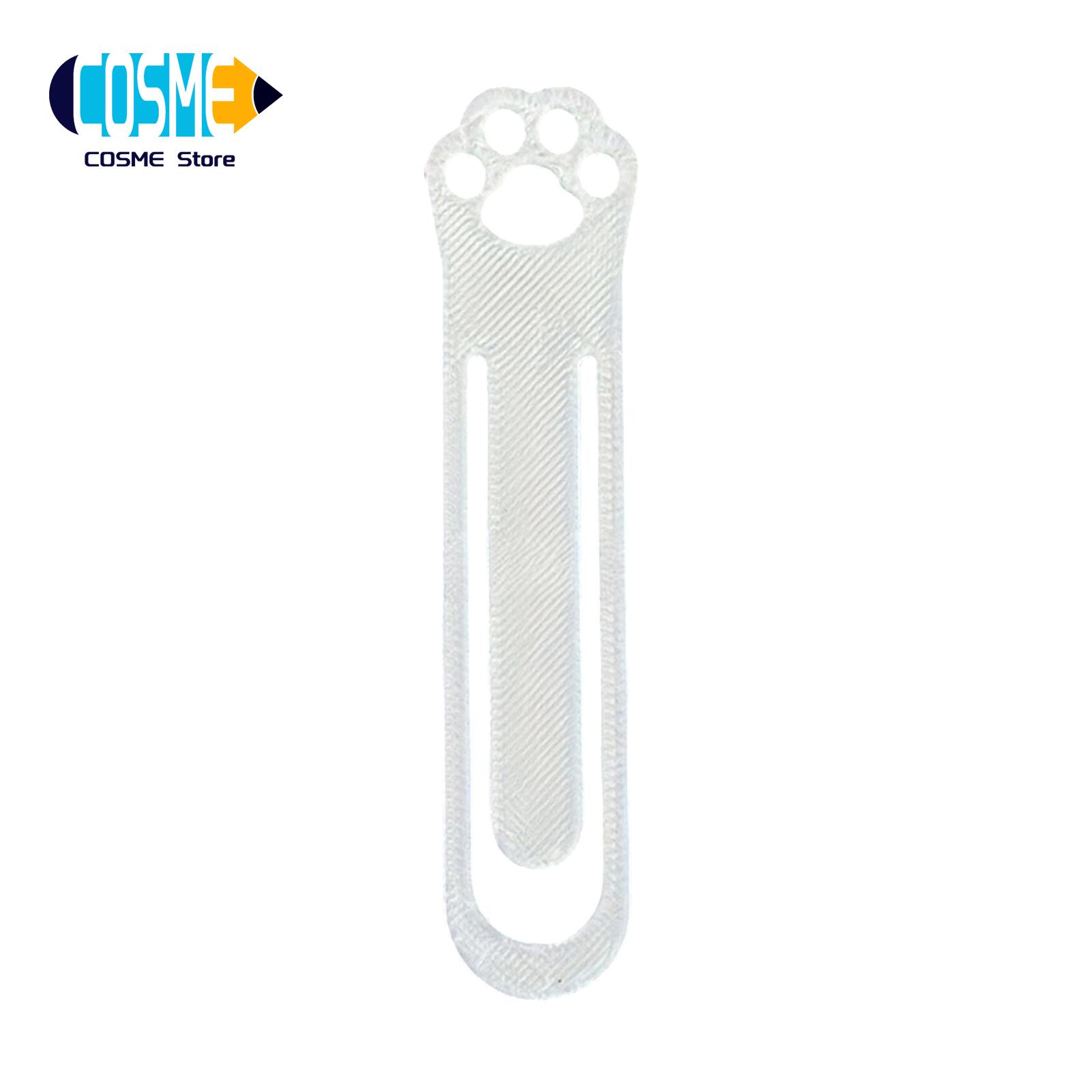 Cosme 3d Printed Bookmark Cat Paw 3d Printed One-piece Elastic Hollow Bookmark - Durable Stable Hold Book Clip Cute Reading for Students