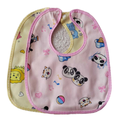 Waterproof Babies Apron With Bib (Multicolor) Set Of 2 - Color May Vary
