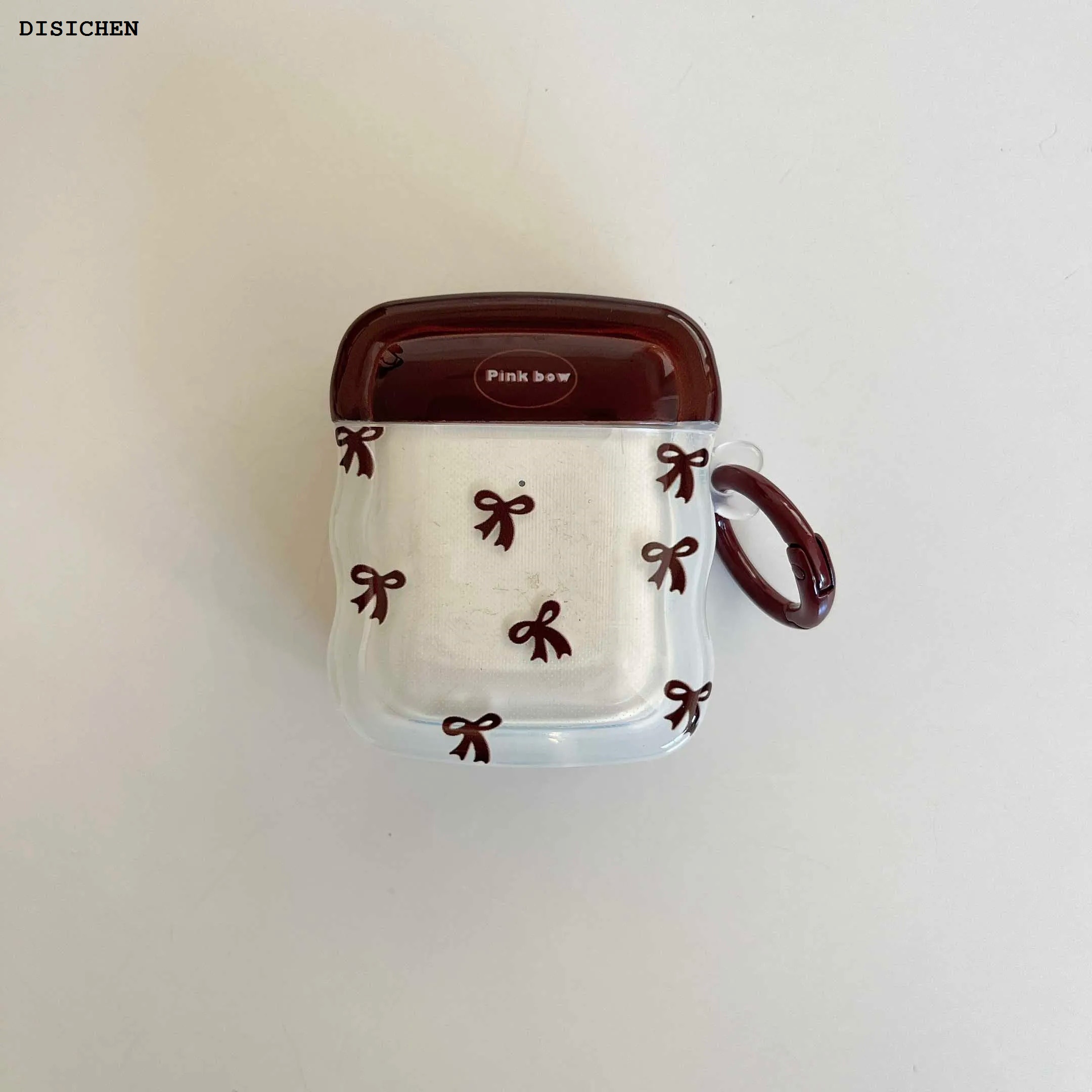 DISICHEN Luxury INS Korea Bow Knot Earphone Case For Airpods 1 2 3 Cover Protection For Airpod Pro Pro2nd Fundas Protect Coque