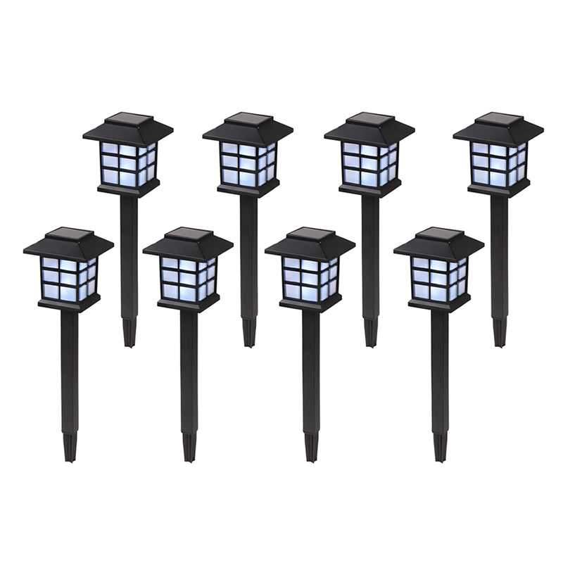 OUMERY 8PCS Solar Garden Lights Solar Landscape Lights for Solar Lights for Yard Garden Lawn Walkway Driveway,B