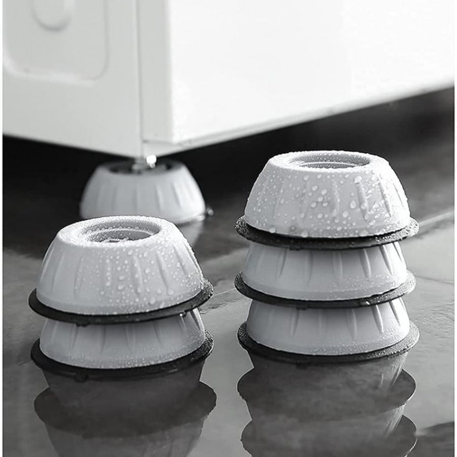 Anti Shock Washing Machine/Refrigerator Pads- 4 Pcs