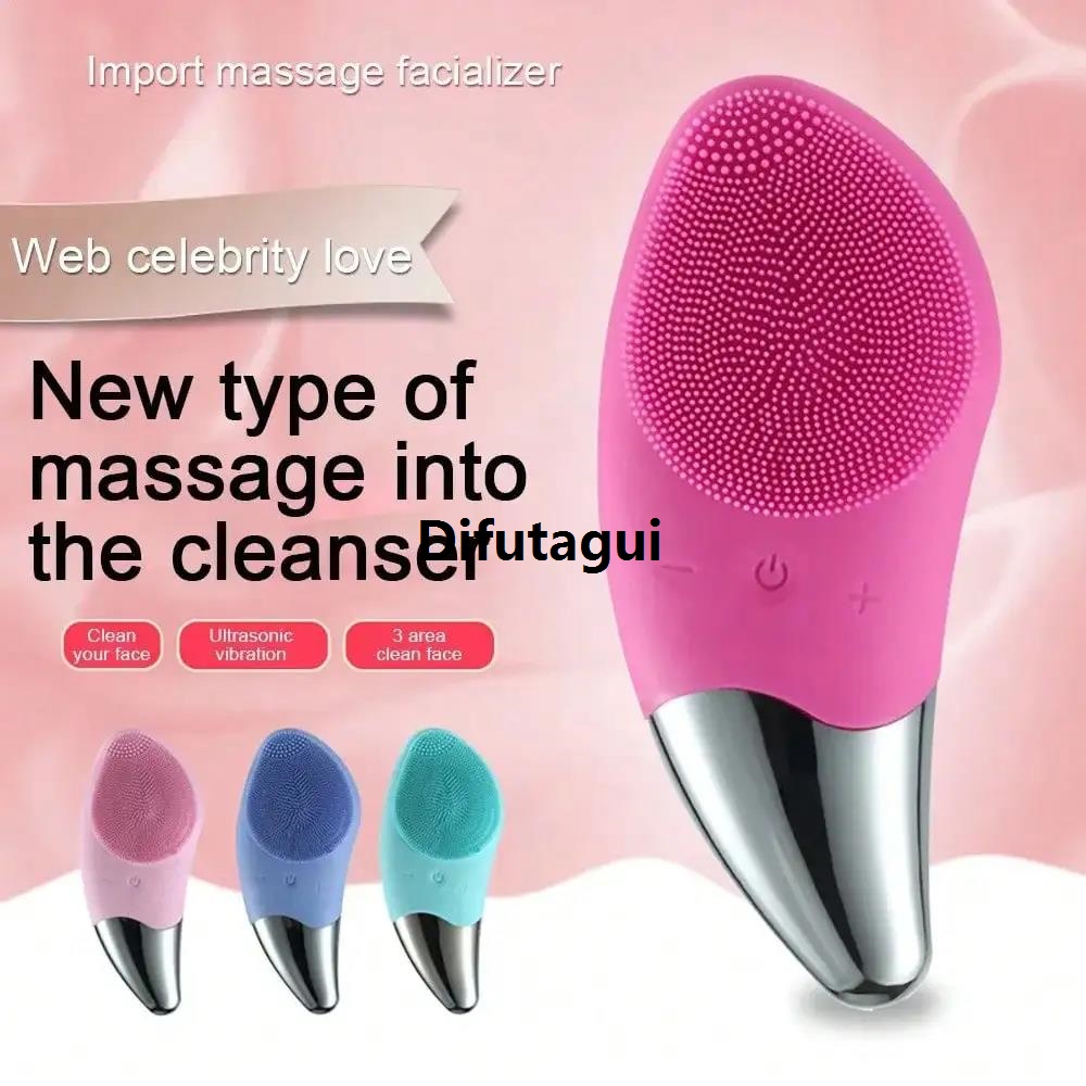Difutagui Tools: Massage Cleansing, Ultrasonic Cleansing, Electric Silicone Fifty percent discount Brush, Deep Pore Cleansing, Facial Vibration, Relaxation