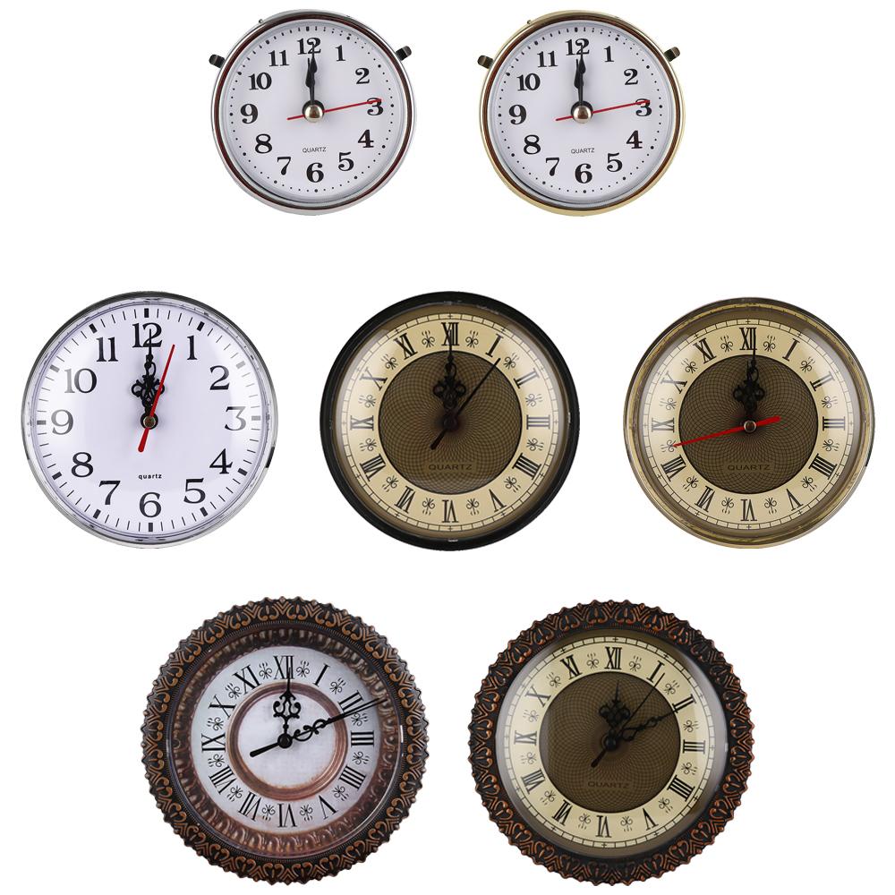 Accessories Gold Trim Classic Mute Roman Numeral DIY Parts Shellhard Clock Quartz Mechanism Movement Insert