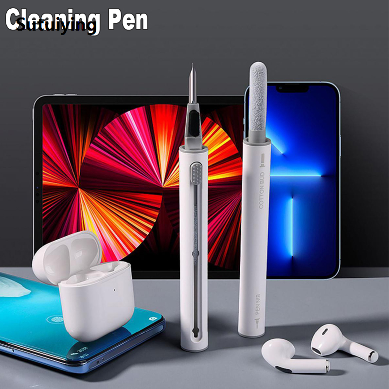 Sutuiying Cleaner Kit for Airpods Pro 1 2 3 Bluetooth Earphones Cleaning New Tools Brush Earbuds Wireless Headphones Clean Pen for Air Pods