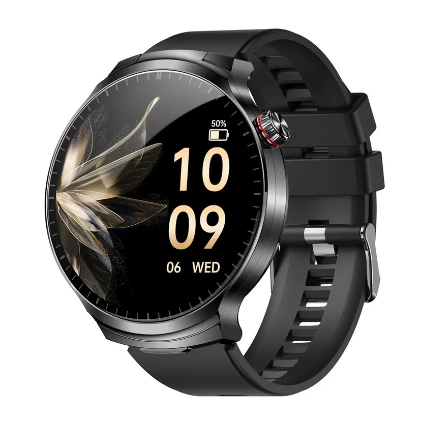 T100 1.85 inch smartwatch TWS 2-in-1 earphones Bluetooth call heart rate music men's and women's sports health monitoring earphones playback